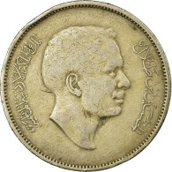 Monnaie, Jordan, Hussein, 100 Fils, Dirham, 1977/AH1397, TTB, Copper-nickel - Giordania