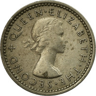 Monnaie, Nouvelle-Zélande, Elizabeth II, 3 Pence, 1953, TB+, Copper-nickel - Nueva Zelanda