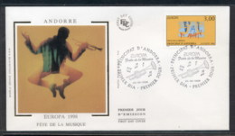 Andorra (Fr) 1998 Europa Holidays & Festivals FDC - Covers & Documents