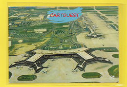 Flughafen ֎ AIRPORT ֎ AEROPORT ֎  Aérogare  De PARIS ORLY OUEST AVION  TOUR DE CONTROLE  ֎ 1976 - Aéroports De Paris