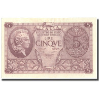 Billet, Italie, 5 Lire, 1944, 1944-11-23, KM:31b, SPL - Regno D'Italia – 5 Lire