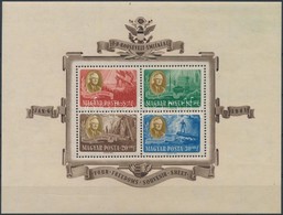 ** 1947 Roosevelt Blokk Pár (50.000) (légi Jó Minőségű, A Postain Ránc / Airmail Good Quality, Crease On The Postal Bloc - Otros & Sin Clasificación