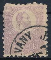 O 1871 Kőnyomat 25kr, Hibátlan Bélyeg, Felül Fogazási Különlegesség (29.000) - Altri & Non Classificati