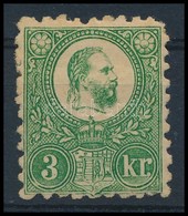 * 1871 Réznyomat 3kr (27.500) (sarokhiba / Missing Corner Perf.) - Altri & Non Classificati