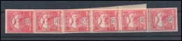 ** 1909 Turul 10f Tekercsbélyeg, 11-es Csík (26.000+) - Other & Unclassified