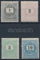 ** 1898 1kr, 2kr, 3kr, 10kr (11.400) - Other & Unclassified