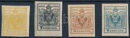 ** (*) 1850 1kr, 2kr, 6kr Postatiszta és 9kr Gumi Nélküli újnyomat - Andere & Zonder Classificatie