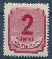 ** 1950 Forint Filléres Portó 2Ft Az értékszám Kettős Nyomatával és Gépszínátnyomatával - Andere & Zonder Classificatie