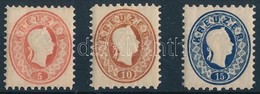 ** 1861 5kr, 10kr, 15kr újnyomatok - Sonstige & Ohne Zuordnung