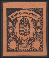 * 1900 Turul Bélyegterv, Nagyon Ritka - Andere & Zonder Classificatie