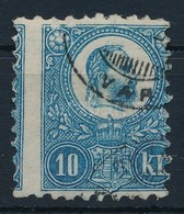 O 1871 Réznyomat 10kr Képbe Fogazva - Otros & Sin Clasificación