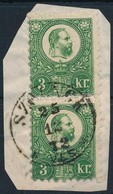 1871 Réznyomat 3kr Függőleges Pár 'SZOLNOK' - Autres & Non Classés