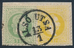 1867 2kr + 3kr  'ALSÓ UTSA' - Autres & Non Classés