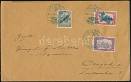 1919 Belatinc 3 Db Magánkiadású Bélyeg Távolsági Levélen - Other & Unclassified