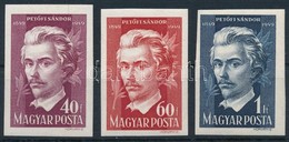 ** 1949 Petőfi Sándor (II.) Vágott Sor (8.000) - Autres & Non Classés