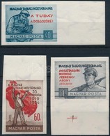 ** 1954 Magyar Tanácsköztársaság ívszéli Vágott Sor (13.000) (törések, 1Ft Ujjlenyomat) - Other & Unclassified