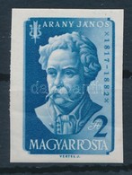 * 1957 Arany János Vágott Bélyeg (5.000) (törés) - Otros & Sin Clasificación