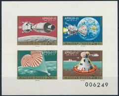 ** 1970 Apollo 13 Vágott Blokk (3.000) - Other & Unclassified