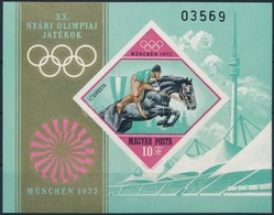 ** 1972 Olimpia Vágott Blokk (4.000) - Andere & Zonder Classificatie