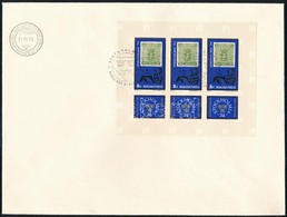 1974 Stockholmia Vágott Kisív FDC-n (4.500) - Other & Unclassified