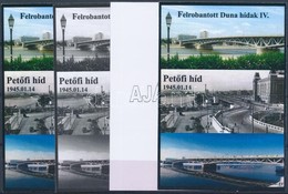 ** 2016/02 Petőfi Híd 4 Db-os Emlékív Garnitúra (28.000) - Andere & Zonder Classificatie