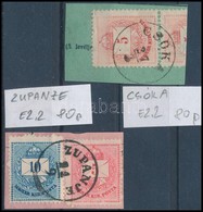 2 Db Krajcáros Bélyeg (Gudlin 160 P) - Other & Unclassified