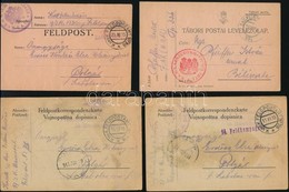 I. Világháborús Tábori Posta: 2 Db Kétnyelvű, 1 Db Feldpost, 1 Db Magyar T.p. - Andere & Zonder Classificatie