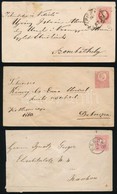 3 Db Díjjegyes Boríték: 1867, 1871, 1879 - Andere & Zonder Classificatie