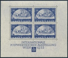 Ausztria 1933 WIPA Fakszimile Blokk + 1981 WIPA  FIP Kongresszus Blokk - Andere & Zonder Classificatie