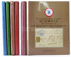 Corinphila 7 Db Különböző Svájc és Liechtenstein árverési Katalógus 2014-2017 - Autres & Non Classés