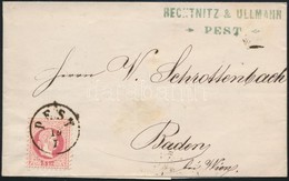 1867 5Kr Levélen 'PEST' -'BADEN' - Sonstige & Ohne Zuordnung