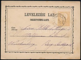 1871 2kr Díjjegyes Levelezőlap 'BERETTYÓ-ÚJFALU' - Andere & Zonder Classificatie