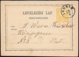 1872 2kr Díjjegyes Levelezőlap 'SEMLIN' - Sonstige & Ohne Zuordnung