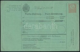 1871 5kr Díjjegyes Postautalvány, Használatlan, Hajtott - Andere & Zonder Classificatie