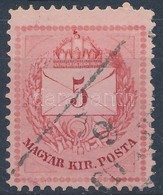 O 1874 5kr Koszorú Javítással Jobb Oldalt (ex Lovász) - Other & Unclassified