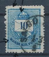 O 1874 10kr Dupla Karccal A Bélyegen (ex Lovász) - Other & Unclassified