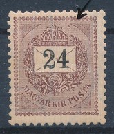 ** 1898 24kr Korona Felett Jobbra Lemezhiba - Autres & Non Classés