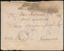 1878 Pénzeslevél 'ESZTERGOM' - 'KÖRMÖCZBÁNYA' - Other & Unclassified