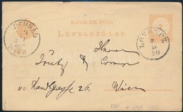 1880 2kr Díjjegyes Levelezőlap IV. Vízjellel!  (6.000) 'LOSONCZ' - 'WIEN' - Andere & Zonder Classificatie