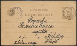 1897 2kr Díjjegyes Levelezőlap 'BERETHALOM' - Andere & Zonder Classificatie