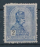 (*) 1909 Turul 2K (sarokfog Hiány / Missing Corner) - Sonstige & Ohne Zuordnung