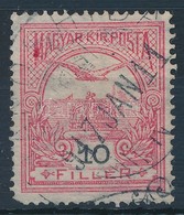 O 1913 Turul 10f 'M' Betűn Lemezhiba - Other & Unclassified