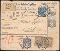 1917 Szállítólevél Turul -  Fehérszámú Arató Bérmentesítéssel 'VUKOVÁR' - 'SID' - Other & Unclassified