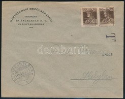 1918 Levél Kézdiszentlélekről Helyi Levél 40f Szükségportóval - Other & Unclassified