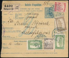 1918 Szállítólevél 3K 90f Bérmentesítéssel 'BUDAPEST' - 'SZÉKESFEHÉRVÁR' - Andere & Zonder Classificatie