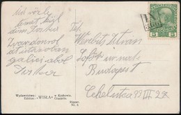 ~1915 Képeslap Lembergi Némabélyegzővel / Silent Postmark 'IX/386' On Postcard - Altri & Non Classificati