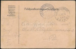 1917 Tábori Posta Levelezőlap 'K.u.K. KRIEGSMARINE / S.M.S. ZRINYI' - Other & Unclassified