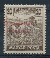 (*) Arad 1919 Magyar Posta 20f Próbanyomat, Bodor Vizsgálójellel - Other & Unclassified