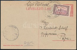 1920 Elsőnapi Légi Képeslap Pápára - Other & Unclassified