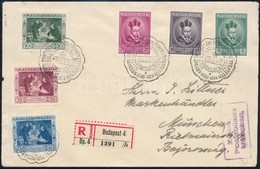 1935 Pázmány Sor Ajánlott FDC Németországba - Other & Unclassified